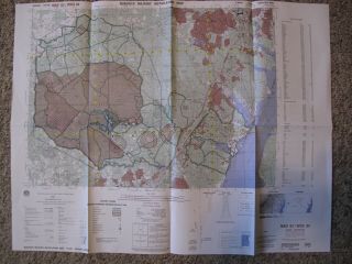 Quantico Military Installation Map Edition 2 - Nima Series V734s 1999 Virginia