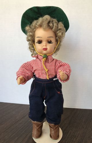 Vintage 10” Tiny Terri Lee In Western Outfit