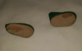 VINTAGE VOGUE GINNY DOLL GREEN CENTER SNAP SHOES READ $29.  99 3