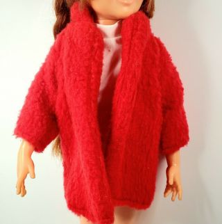 Vintage Ideal 1971 Crissy Doll Red Coat