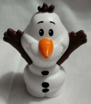 Fisher Price Little People Frozen Olaf Snowman Anna Elsa Friend Disney (2l)