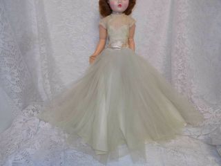 Vintage Madame Alexander Cissy Doll 1956 Medici Bride Dress Tagged 3