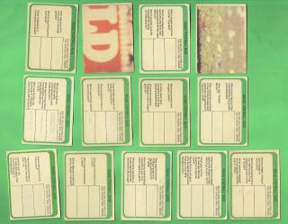 D269.  1979 CANTERBURY BULLDOGS SCANLENS RUGBY LEAGUE CARDS - ALL 13 CARDS 2