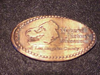 Natural History Museum Of Los Angeles County On Older Cu/zn Elongated Cent B6 94