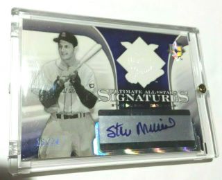 Stan Musial 2004 Upper Deck Ud Ultimate All - Star Signatures Auto 23/24 As - Sm