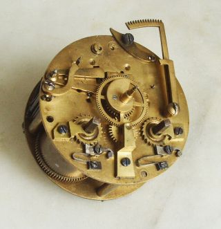 Antique Clock Movement For Spares Or Repairs