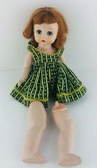 Vintage Madame Alexander Quiz Kin Yes Or No Doll And Outfit 1950 