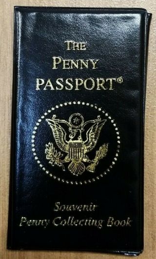 Penny Passport Souvenir Elongated Pressed Smashed Collector Book Holds 44