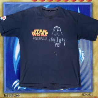 Vintage Star Wars Promo Shirt Size L Vader/anakin/obi Wan Burger King