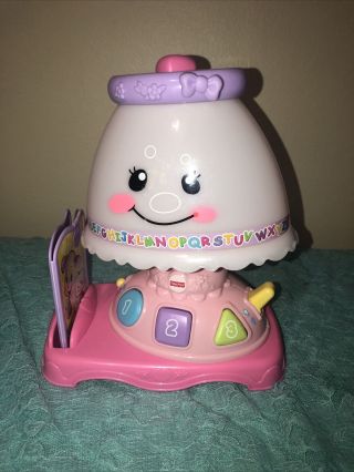 Fisher Price Laugh Learn My Pretty Learning Lamp Toy Teaches Numbers Abc Colors