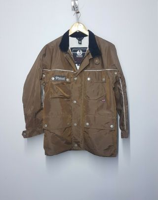 Vintage Belstaff Men Brown Nylon Jacket Size L
