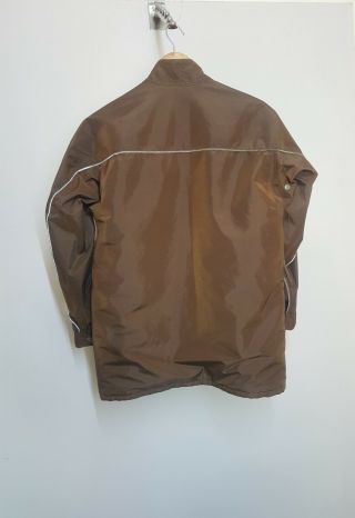 vintage belstaff men brown nylon jacket size L 3