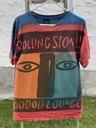 Vintage Rolling Stones 1994 Voodoo Lounge Tie Dye T Shirt Mens Xl