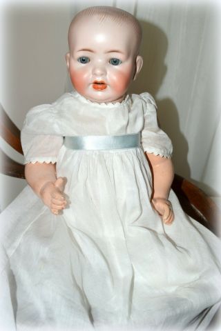 Lowered Price 15” Hertl & Schwab 151 Antique Character Baby Doll,  Crier