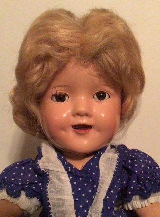 Vintage Shirley Temple Doll 12 Inches Tall With
