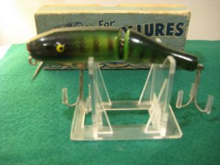 Lucky Lures / Paw Paw Jointed Pike Minnow Lure With Lucky Lures Box 1703