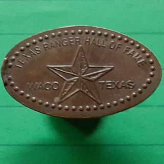 ☆ Texas Ranger Hall Of Fame Waco Texas Copper Pressed Penny