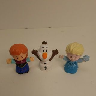 Fisher Price Little People Disney Frozen Figures Set Of Anna Elsa Olaf