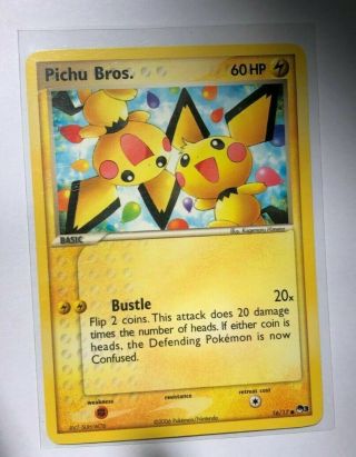 Pichu Bros.  Ultra Rare Pokemon Card (pop Series 3 -)