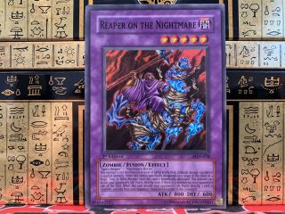 Yugioh Reaper On The Nightmare - Rare 1st Edition - Pgd - 078 - Played