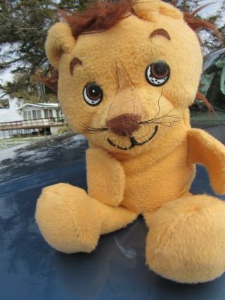 Vintage Animal Fair ? Plush Lion 16 " Henry Dog Friend No Tags Remain Cute Toy