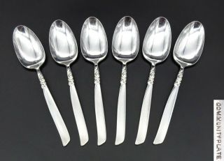 Vintage Art Nouveau Oneida Community South Seas Dessert Spoons Silver Plated