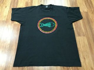 Xl - Vtg 80s 90s Fishbone American Rock Band Single Stitch 50/50 T - Shirt Usa