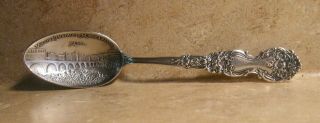 Antique Sterling Silver Souvenir Spoon Minneapolis Milling District