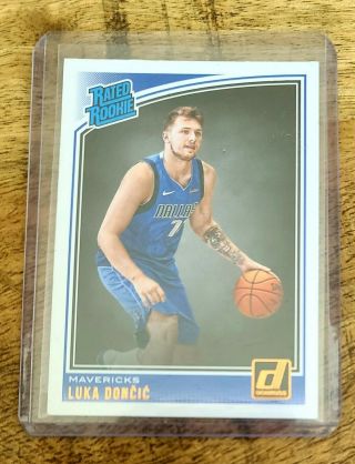 Luka Doncic Rate Rookie Donruss 2018 - 2019 Card