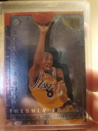 96 - 97 Kobe Bryant 1996 - 97 Fleer Metal Freshly Forged Kobe Bryant Rookie 3