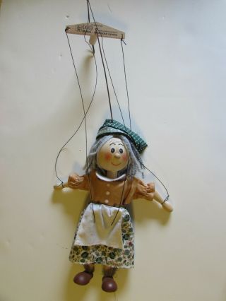 Masek String Puppet/ Marionette,  Hand - Made In Czech Republic,  Vintage