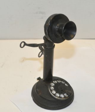 Antique American Electric Co.  Chicago Candlestick Telephone Parts Or Restoration