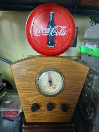 1950s Vintage Drink Coca - Cola Bottles Red Metal Portable Cooler Usa Antique