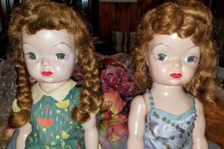 Vintage 1953 - 54 Freydberg Maryjane Dolls Terri Lee Look - A - Like/clones