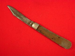 Rare Old Antique Vintage Schrade Cutlery Co.  1 Blade Knife - 4 7/8 " - See Photos