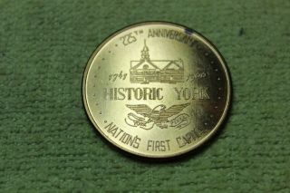 1966 - Token - Medal - York,  Pennsylvania - 225th Anniversary