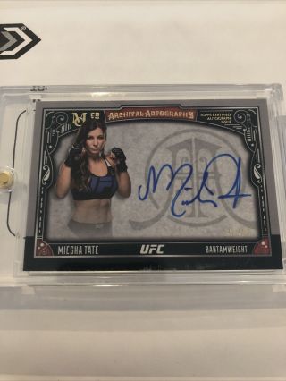 2016 Topps Ufc Knockout Miesha Tate Red Parallel Auto Autograph Archival 15/25