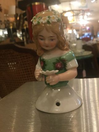 Antique German Goebel Porcelain Half Doll