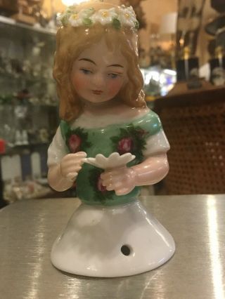 Antique German Goebel Porcelain Half Doll 2