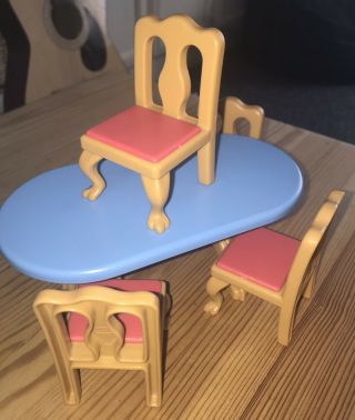 Little Tikes Dolls House Furniture Dining Table And Chairs