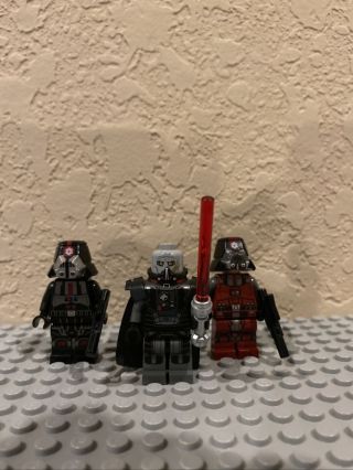 Lego Star Wars Rare Minifigures Darth Malgus And Sith Troopers 9500