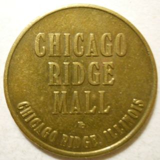 Chicago Ridge Mall Carousel (illinois) Transit Token - Il157a