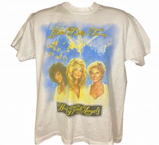 Vintage 90s Honky Talk Angels Loretta Lynn Dolly Parton Tammy Wynette T Shirt L