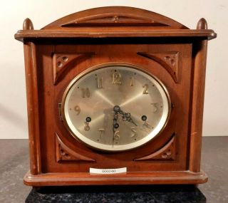 Westminster Chime Mantle Clock Arts And Crafts Revival Style Lovely Chime