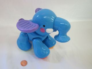 Fisher Price Animals Blue Elephant Baby Rattle Toy Replacement Clicks