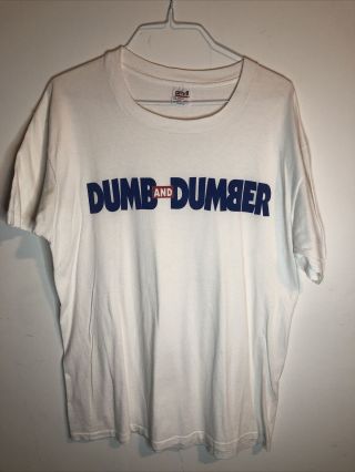 Vintage Dumb And Dumber Movie Promo T Shirt Size Xl