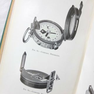 1921 Dictionary Of British Scientific Instruments Handbook Antique Compass Ww1