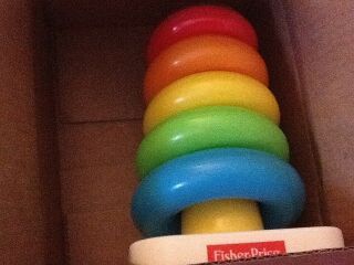 Rock A Stack By Fisher Price With Rattle From Baby Einstein