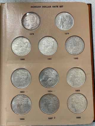 Premier 32 Coin Complete 1878 - 1921 Morgan Silver Dollar Date/mint Set,  Hi Grade