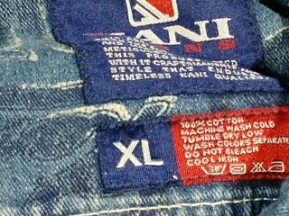 KARL KANI DENIM VTG Vintage Spell Out Jacket Size XL 3